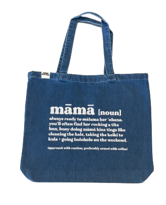māmā definition | denim tote