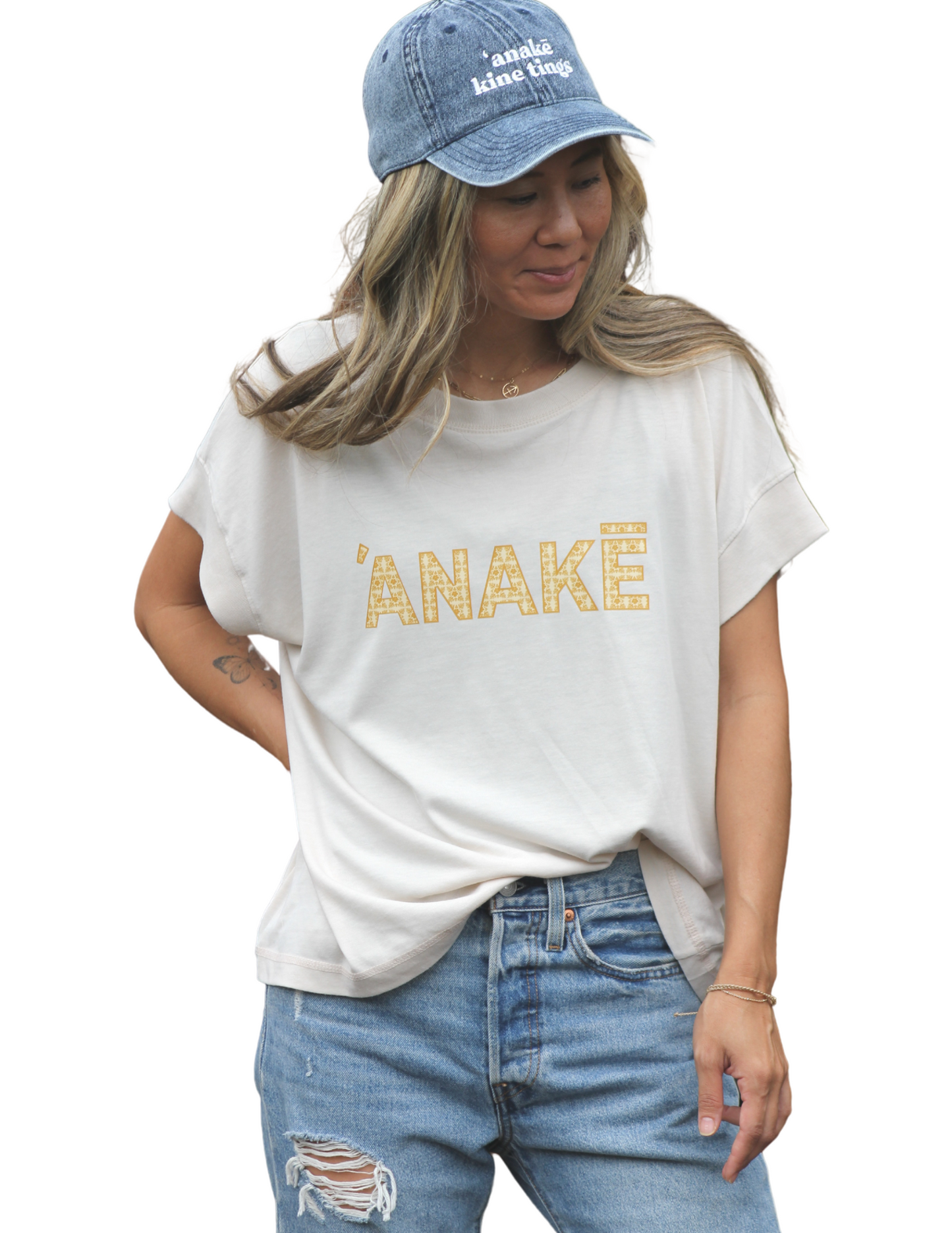 'ANAKĒ | quilty boxy tee