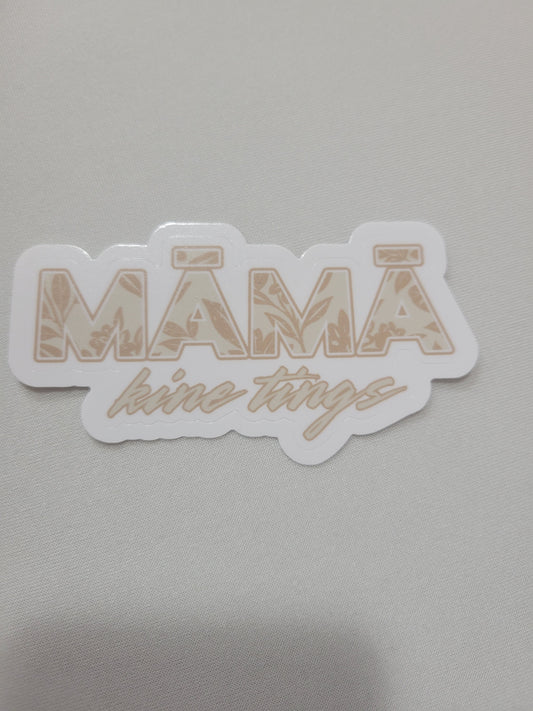 māmā kine tings | sticker pilina sand